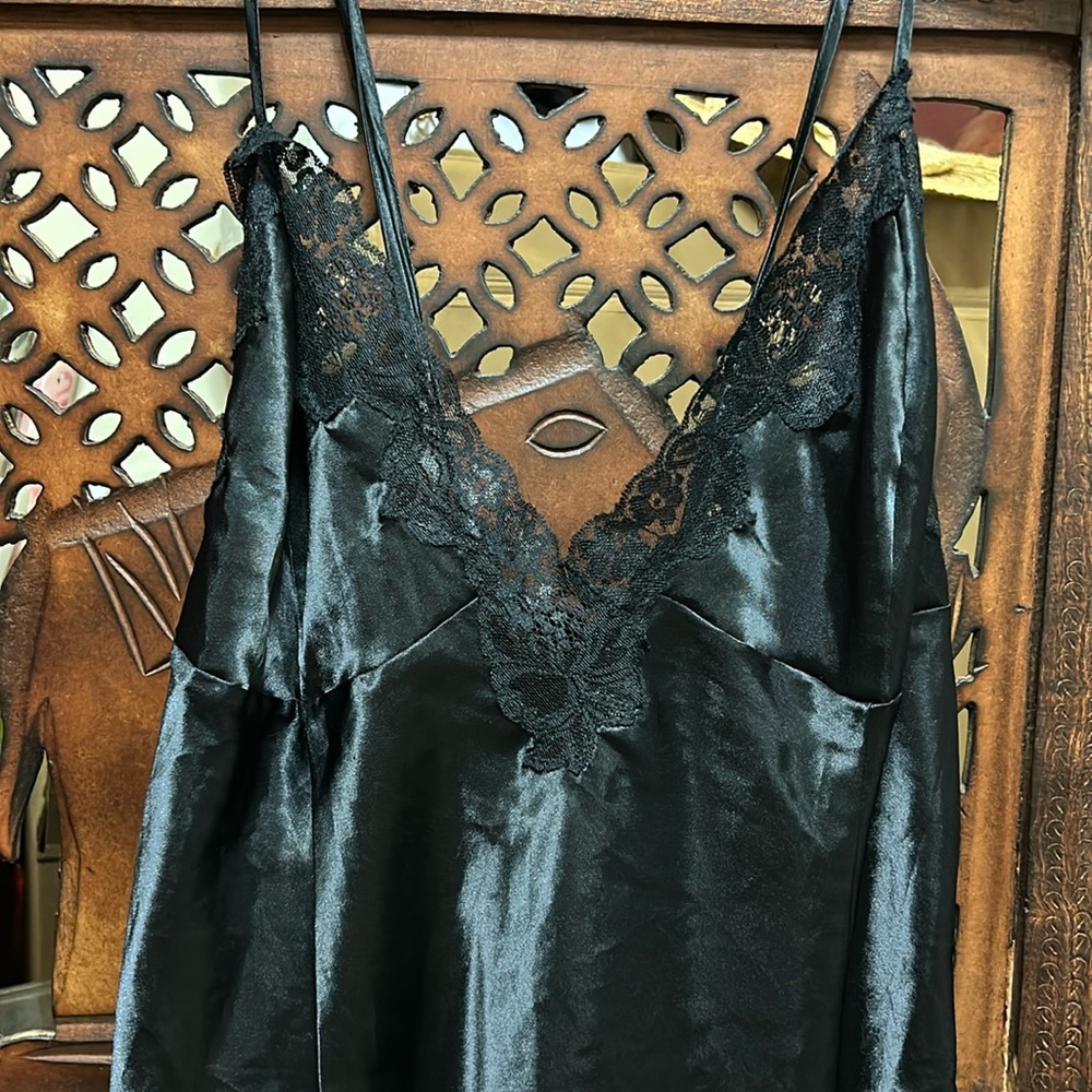 Frederick’s of Hollywood Slip Dress with Crisscross Back